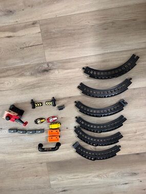 Hape train track and pieces